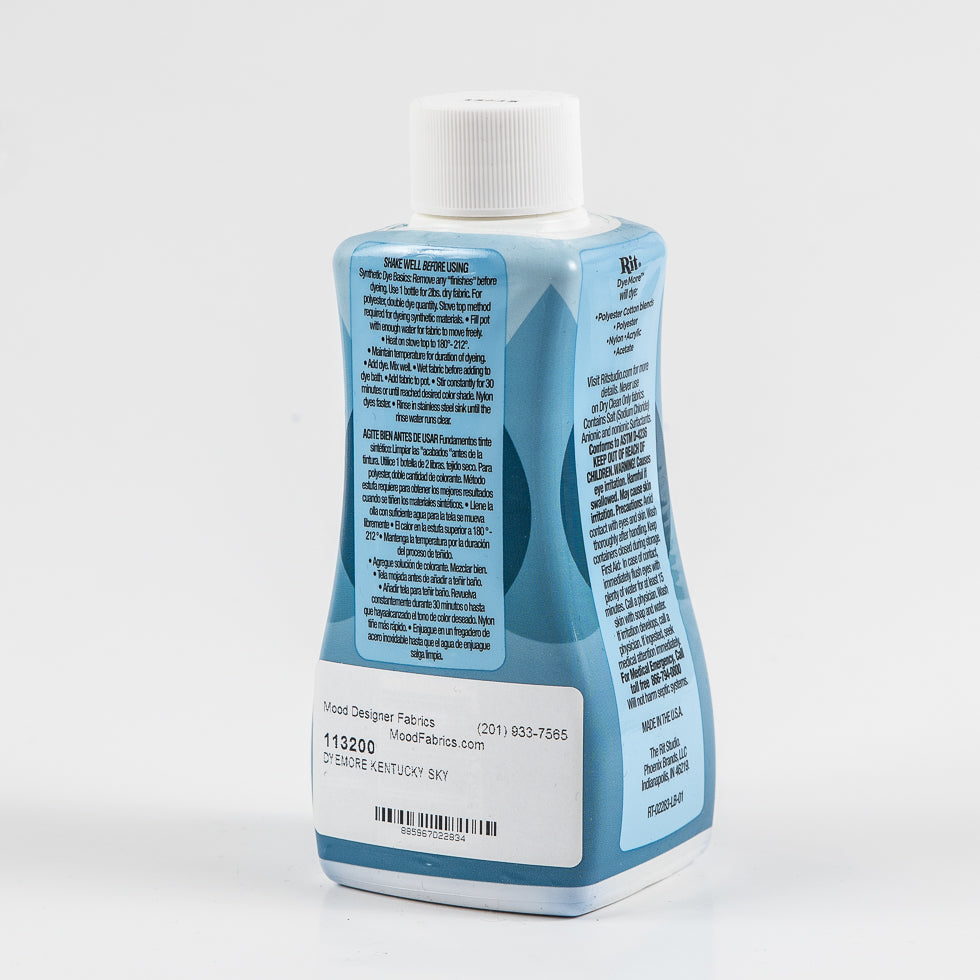 Rit DyeMore Synthetic Fiber Dye - Kentucky Sky - 7oz Bottle