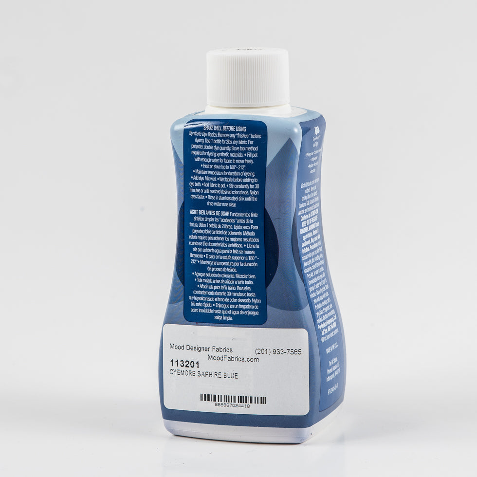 Rit DyeMore Synthetic Fiber Dye - Sapphire Blue - 7oz Bottle