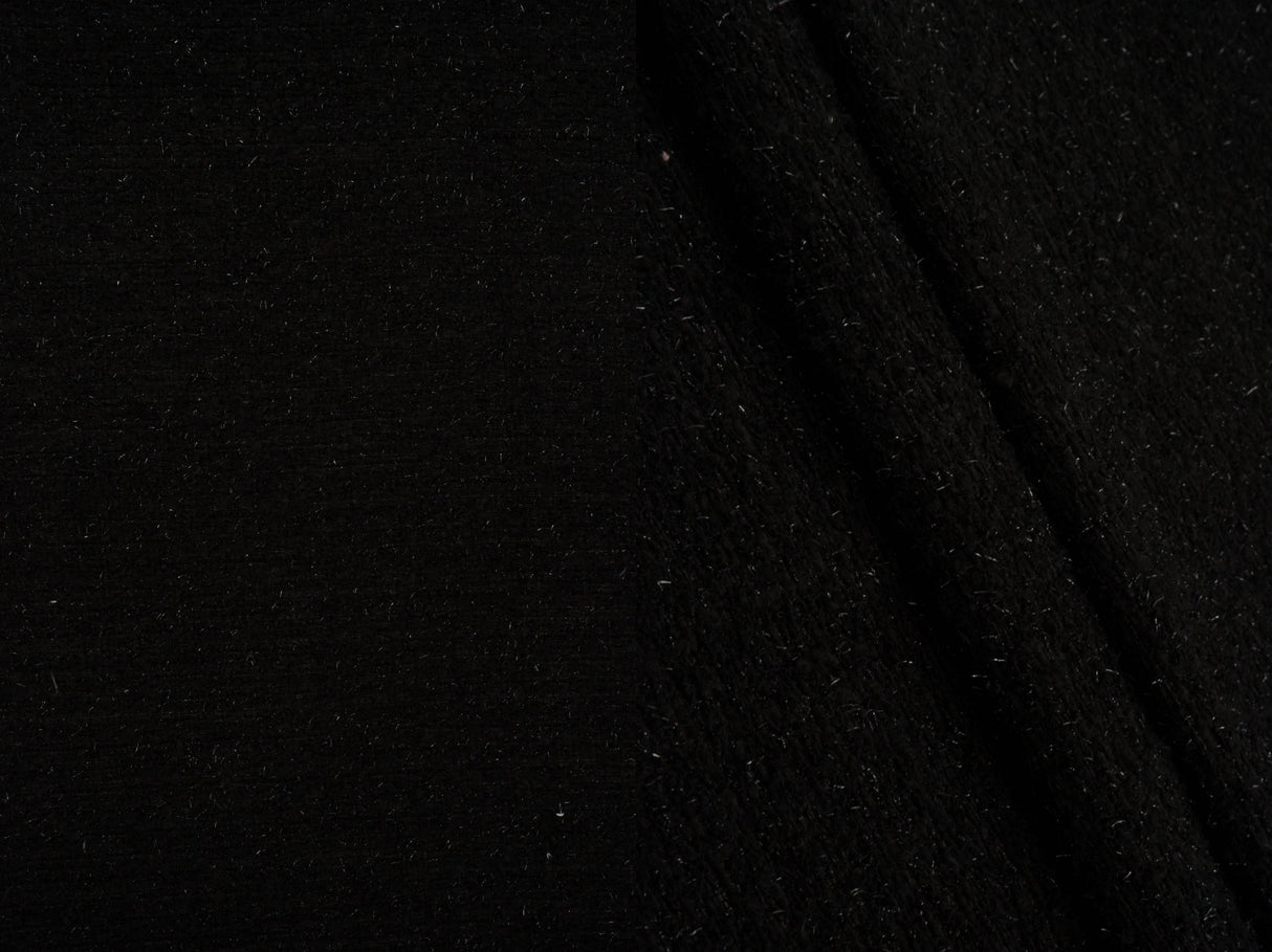 Boucle Knit Wool Blend Lurex Fabric