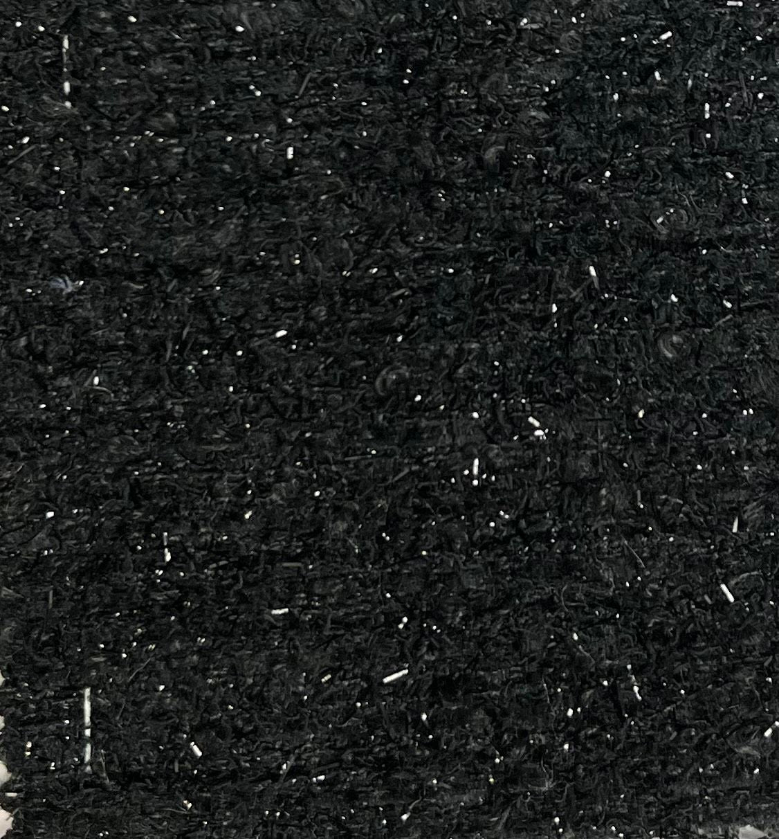 Boucle Knit Wool Blend Lurex Fabric