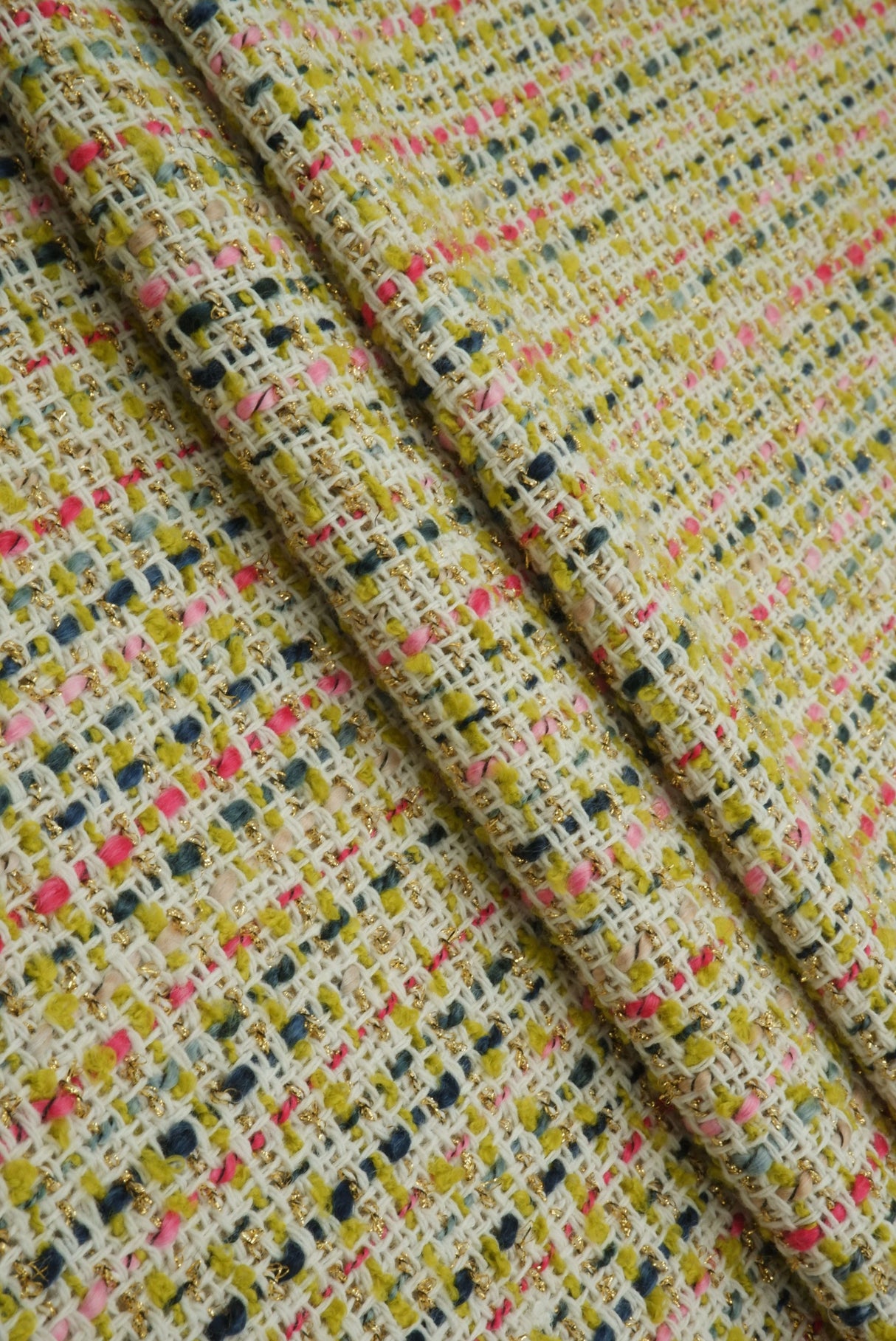 Boucle Knit Fabric with Lurex