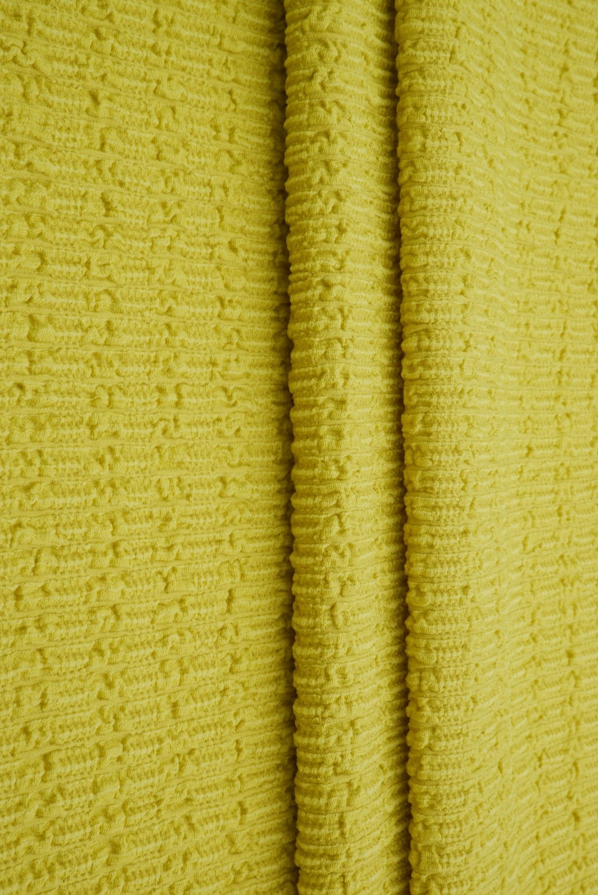 Bubble Jersey Crepe Solid Stretch Fabric