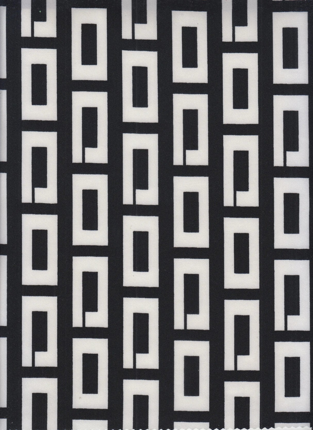 1 Yard, Geo Print, Retro Style, Greek Pattern, DTY Knit, Stretch Fabric, Soft Texture, Lightweight Drape, Apparel Fabric, 58 Inches, Fabric & Sewing Shop, Fabrics, Apparel Fabric, Fashion, Knits, Kint.Fabricselection