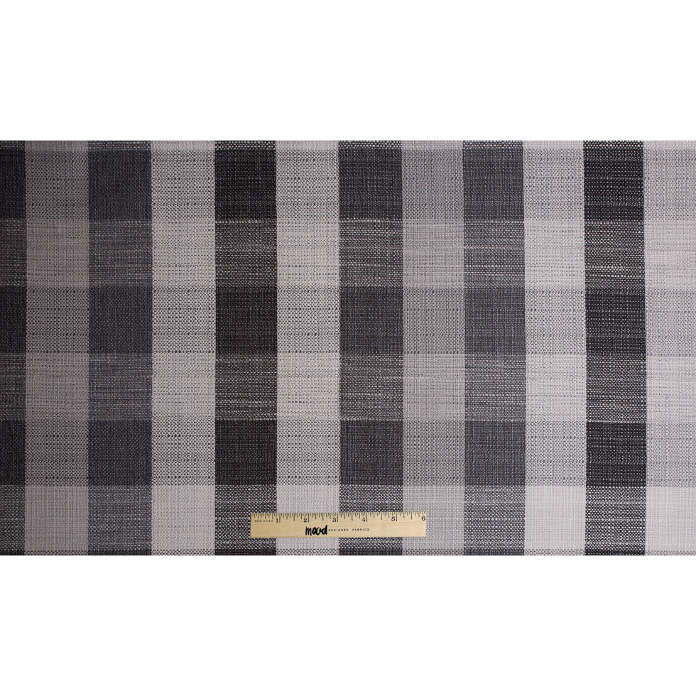 Gray Buffalo Checks Blended Woven