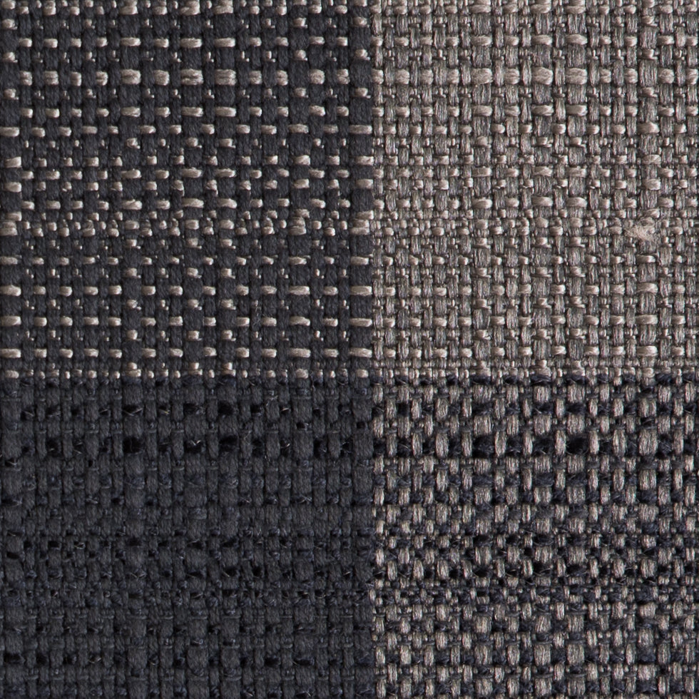Dark Gray Buffalo Checks Blended Woven