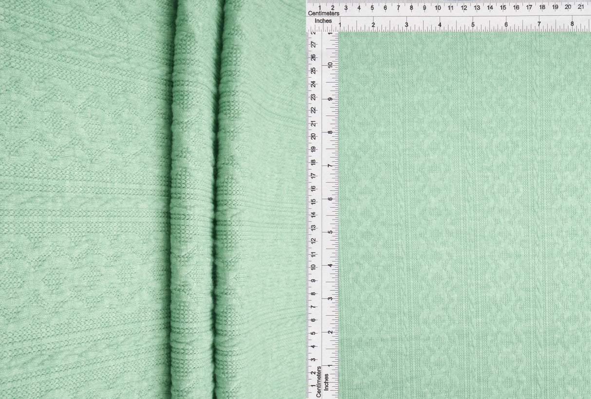 Jacquard Knit Two-Tone Braid