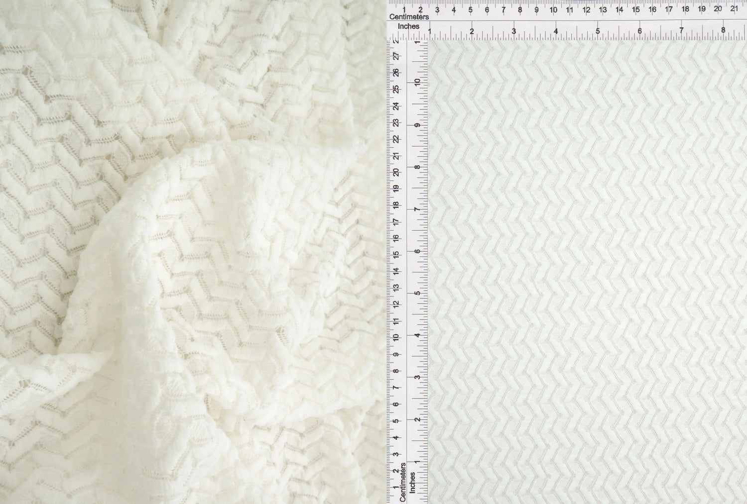 1 Yard Crochet Lace Fabric, 58/60'' Wide Polyester Spandex Blend