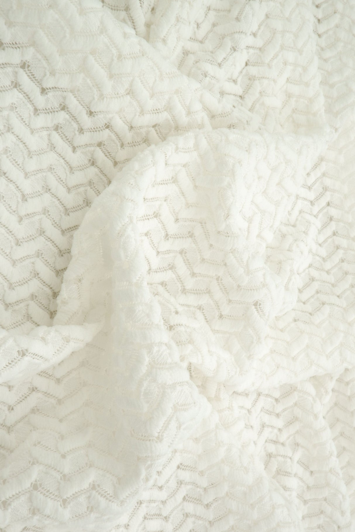 Crochet Lace Stretch Fabric