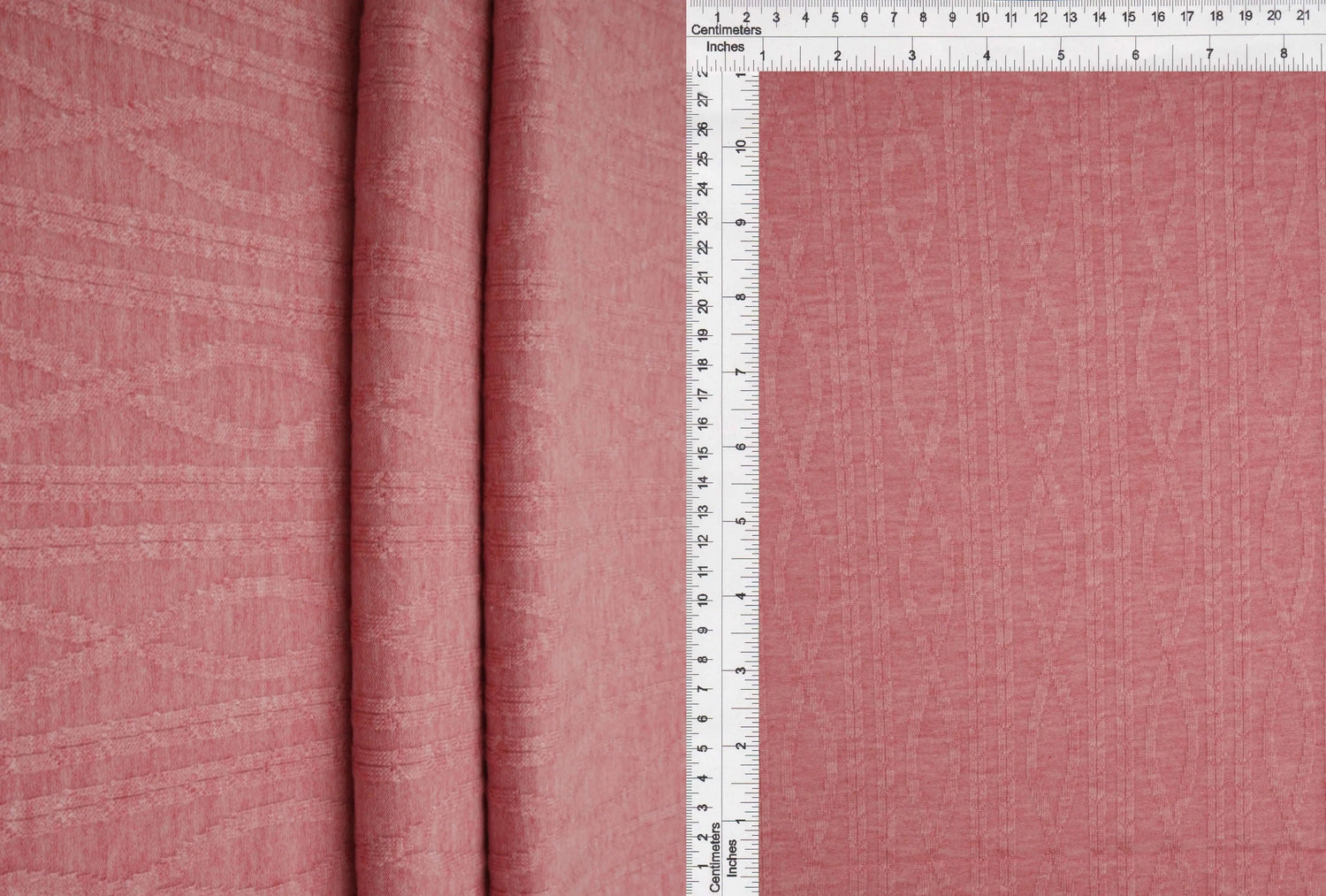 1 Yard RNT YQ Jacquard Solid Fabric 280 GSM Rayon Nylon Poly Spandex Blend 58/59" Width