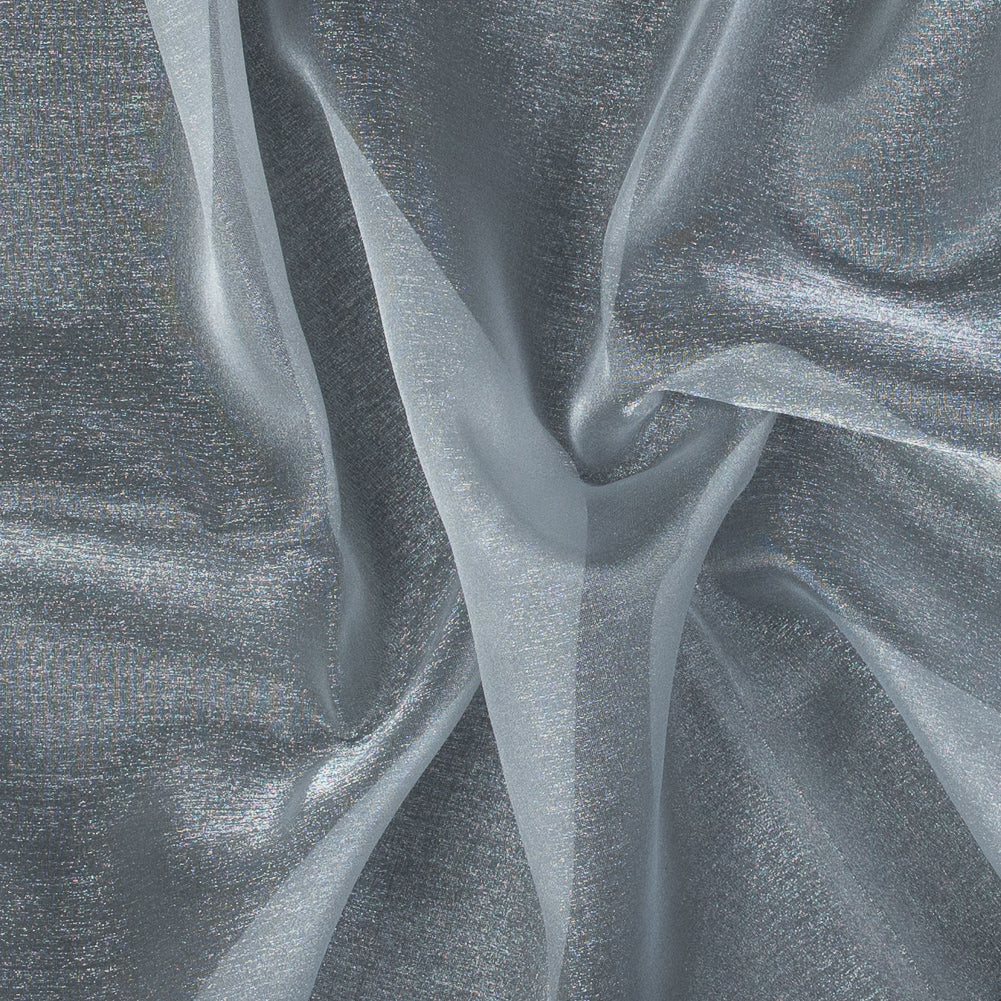 Sparkle Nylon Organza - Silver