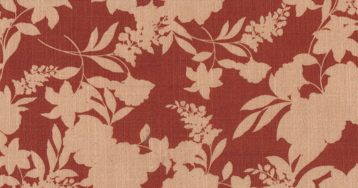 Floral Linen Slub Rayon Woven