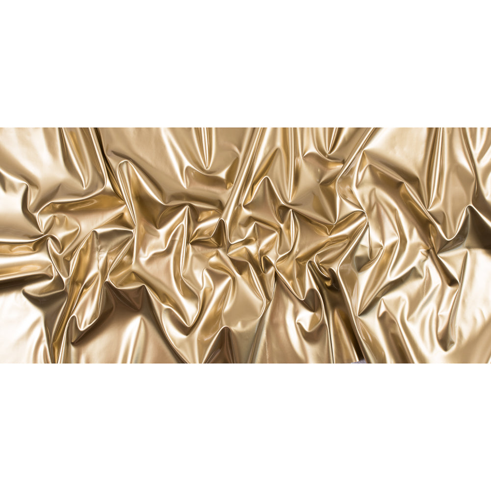 Flynn Gold Glossy Stretch Imitation Latex