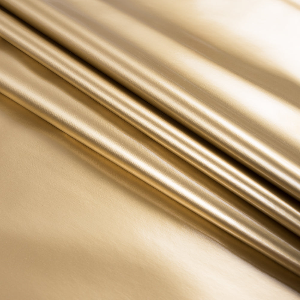 Flynn Gold Glossy Stretch Imitation Latex