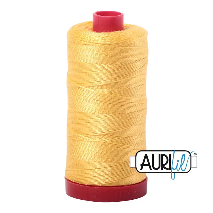 Cotton Thread 12 WT Pale Yellow Large Spool