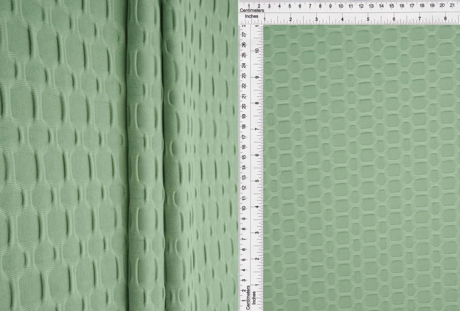1 Yard Polyester Spandex Honeycomb Knit Solid Fabric 58/60" Width