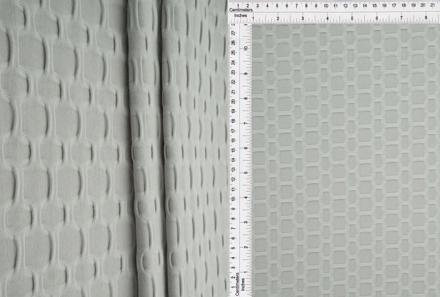 Honeycomb Knit Jacquard Solid Fabric Stretch Polyester Spandex 58/60 Inches Wide