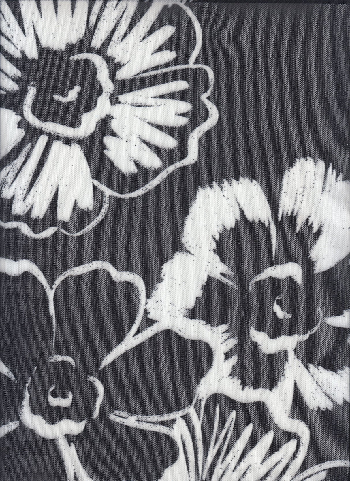Floral Print Stretch Mesh Fabric