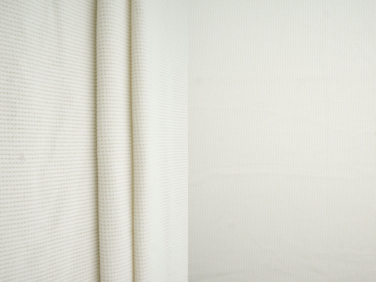 Waffle Knit Fleece Fabric Solid