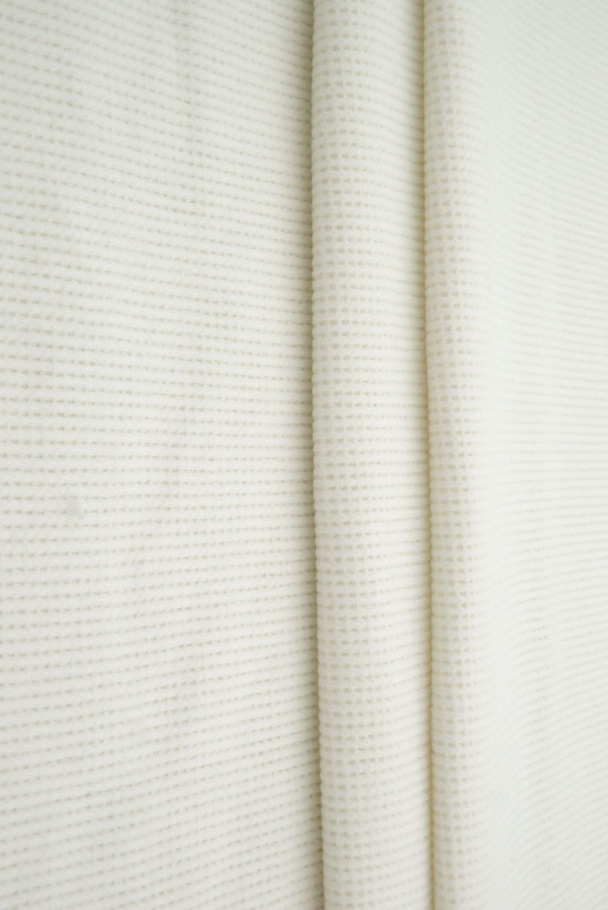 Waffle Knit Fleece Fabric Solid