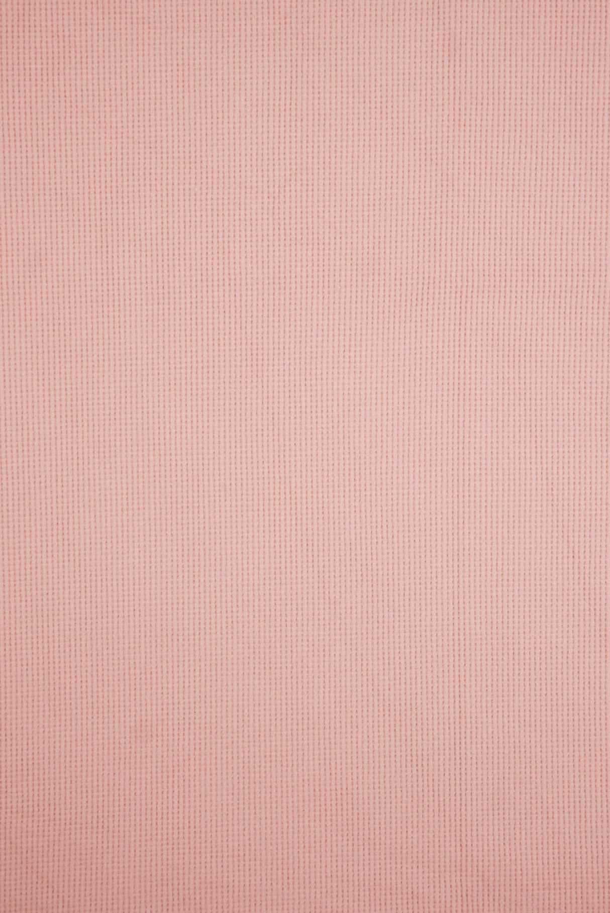 Waffle Knit Fleece Fabric Solid