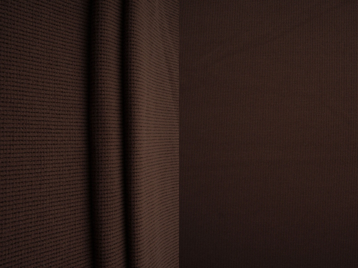 Waffle Knit Fleece Fabric Solid