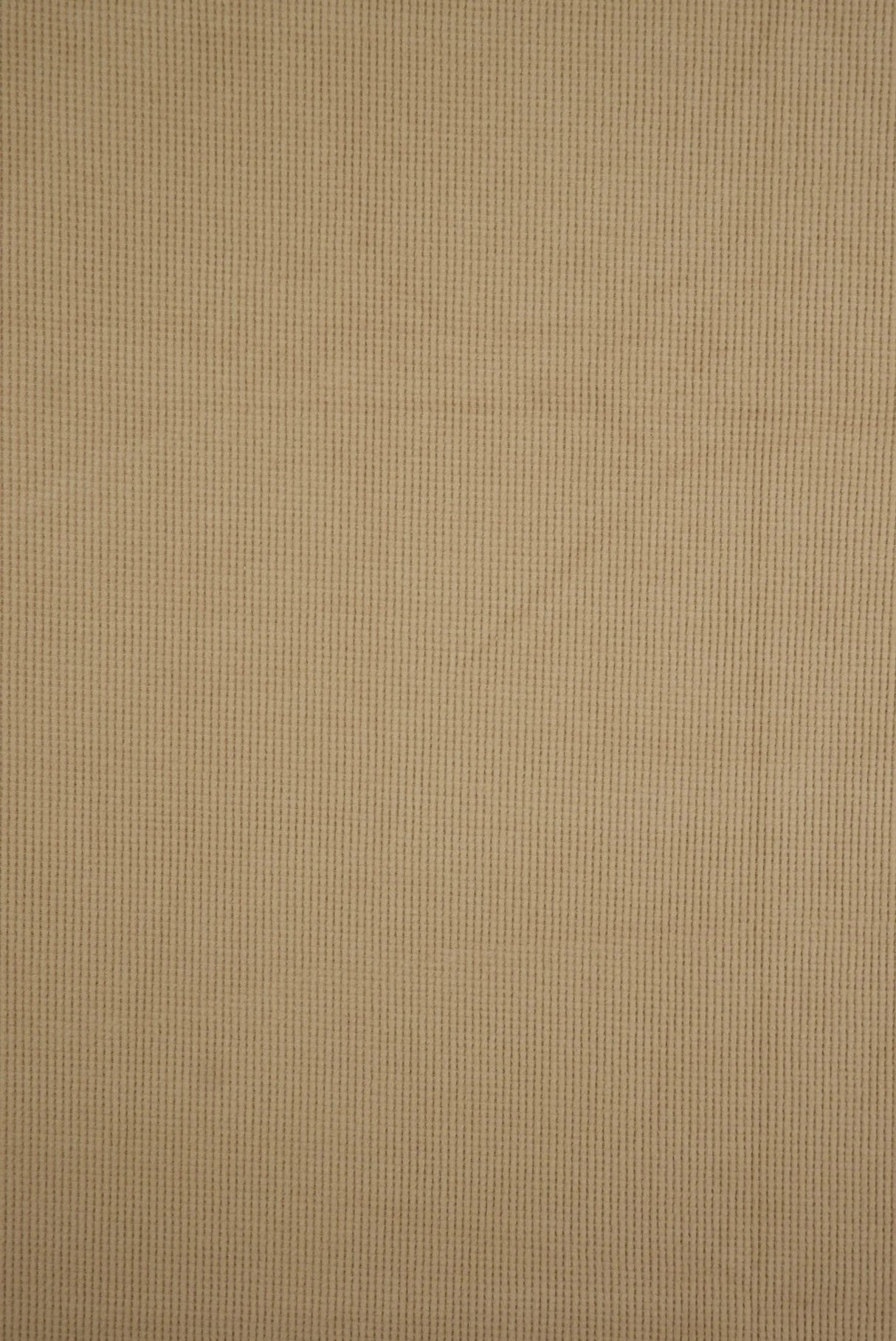 1 Yard Solid Stretch 2x2 Waffle Thermal Knit Fleece Fabric 57 59 Inches Wide