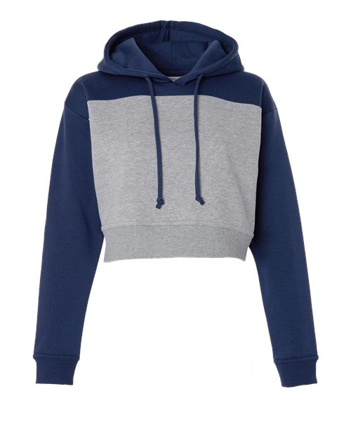 Boxercraft Women's Cropped Fleece Hooded Sweatshirt