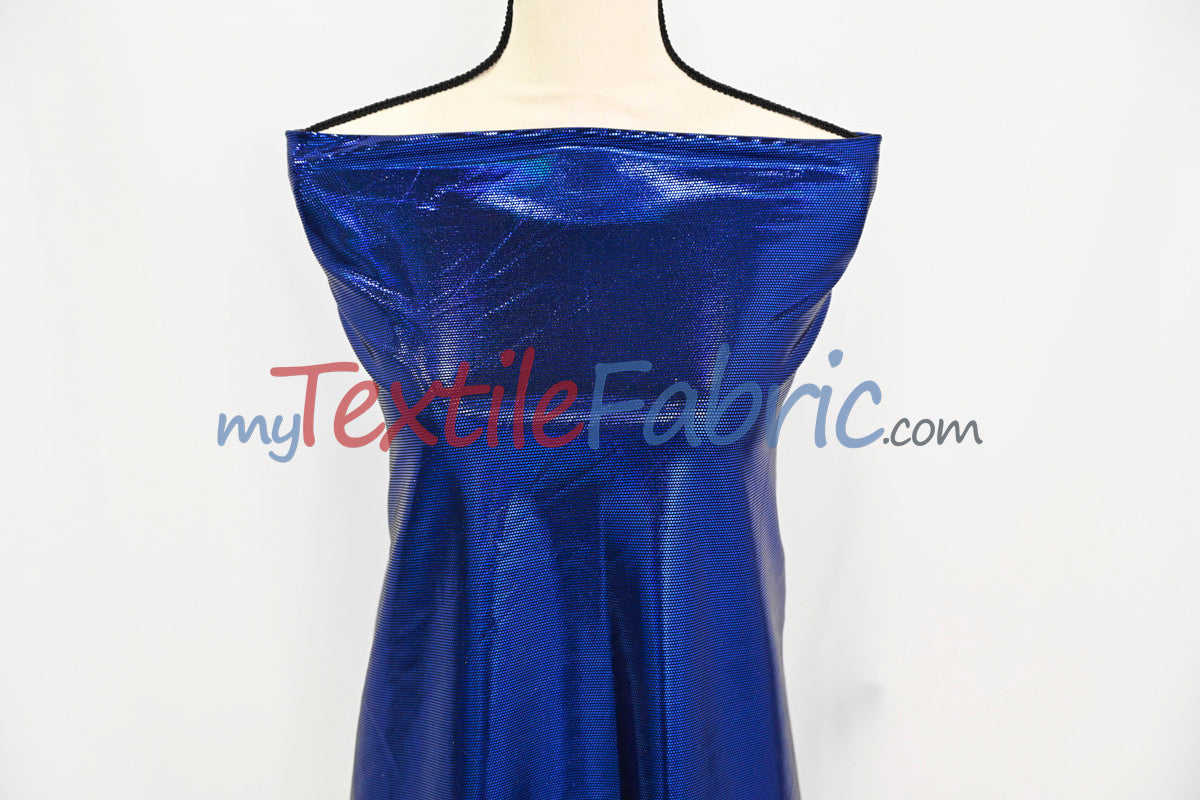 Moonlight Hologram Spandex Fabric - 4 Way Stretch, Holographic Foil Finish, 58/60" Width, Multiple Colors (1 Yard)