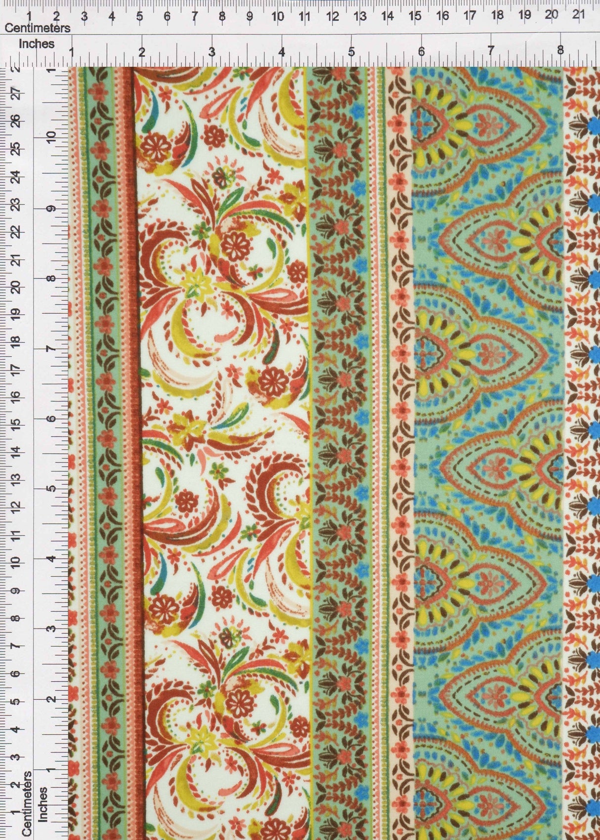 Printed DTY Knit Boho Fabric