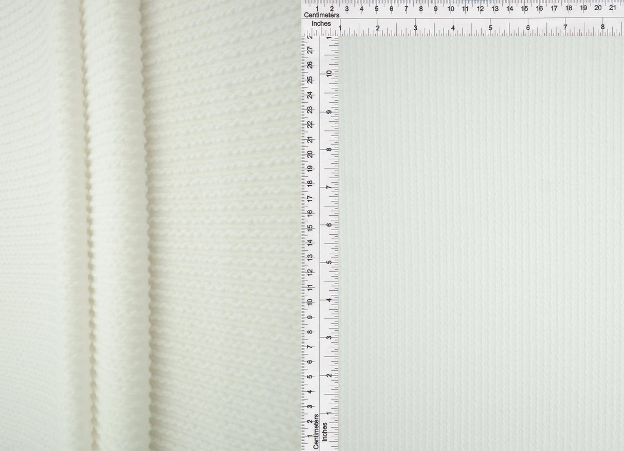 56/57" Double Knit Cozy Fabric 77% Polyester 18% Rayon 5% Spandex 240 GSM by Yard