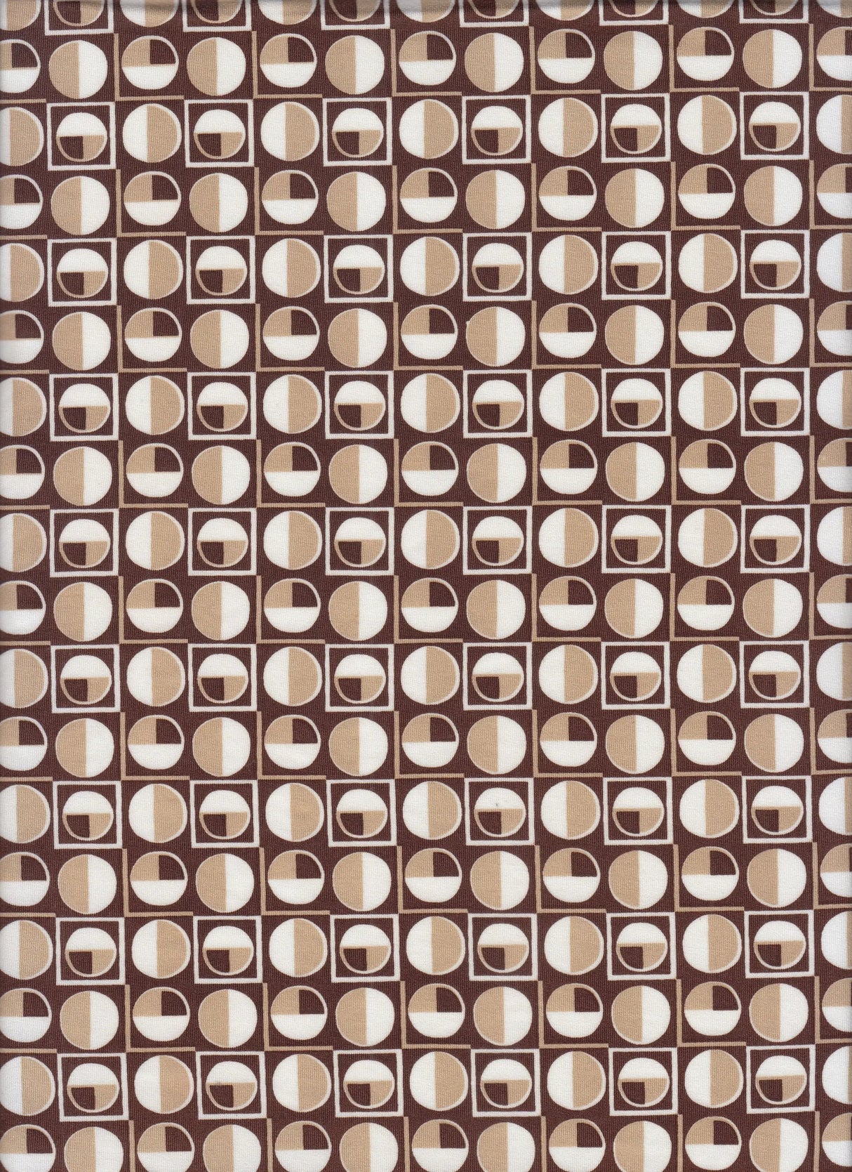 1 Yard Soft Stretch DTY Geo Print Knit Fabric 58/60 Inches Wide