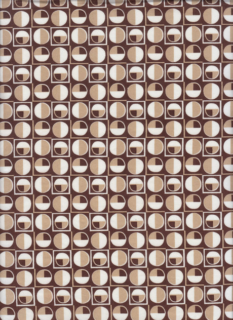 1 Yard Soft Stretch DTY Geo Print Knit Fabric 58/60 Inches Wide