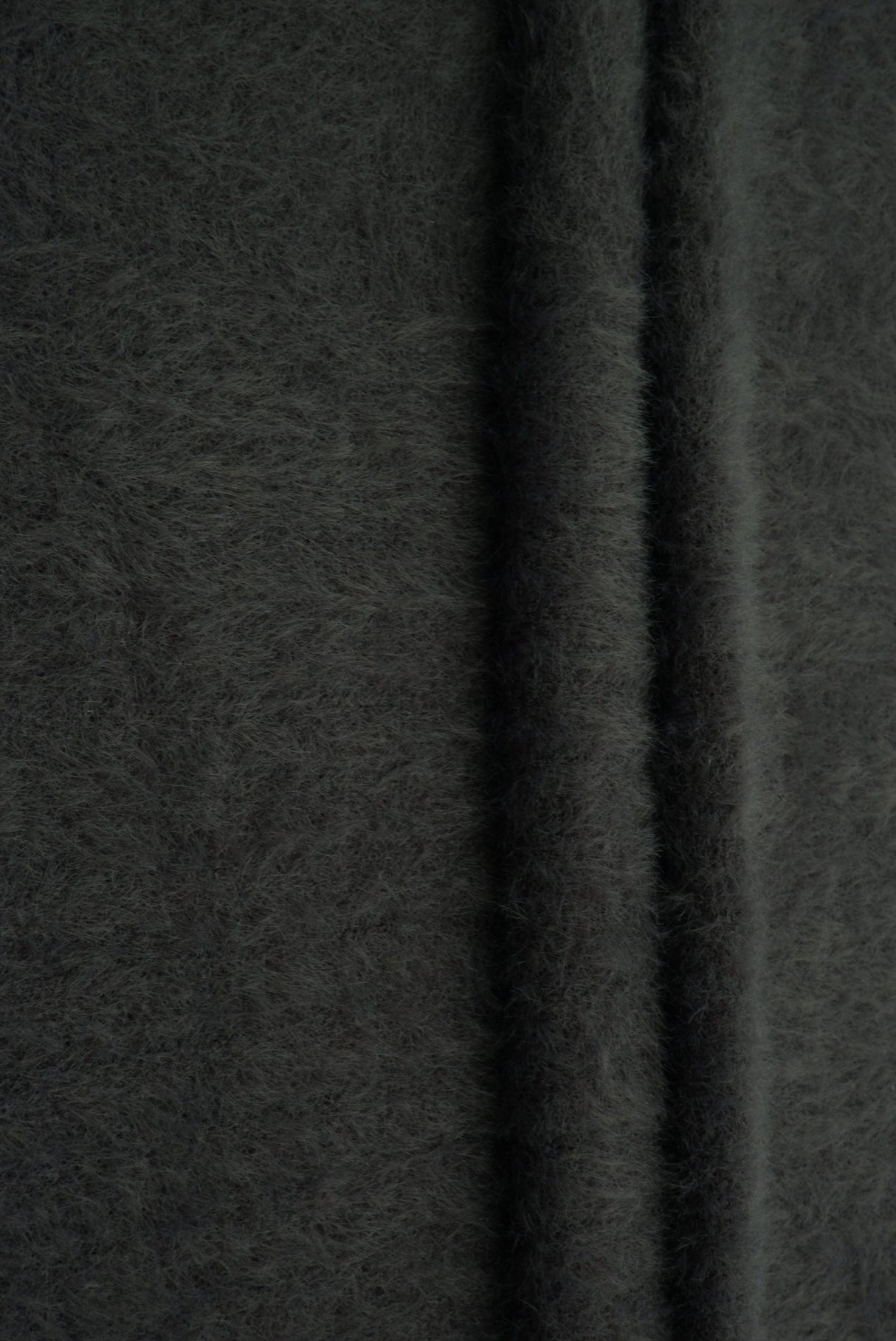 Feather Yarn Rib Knit Fabric