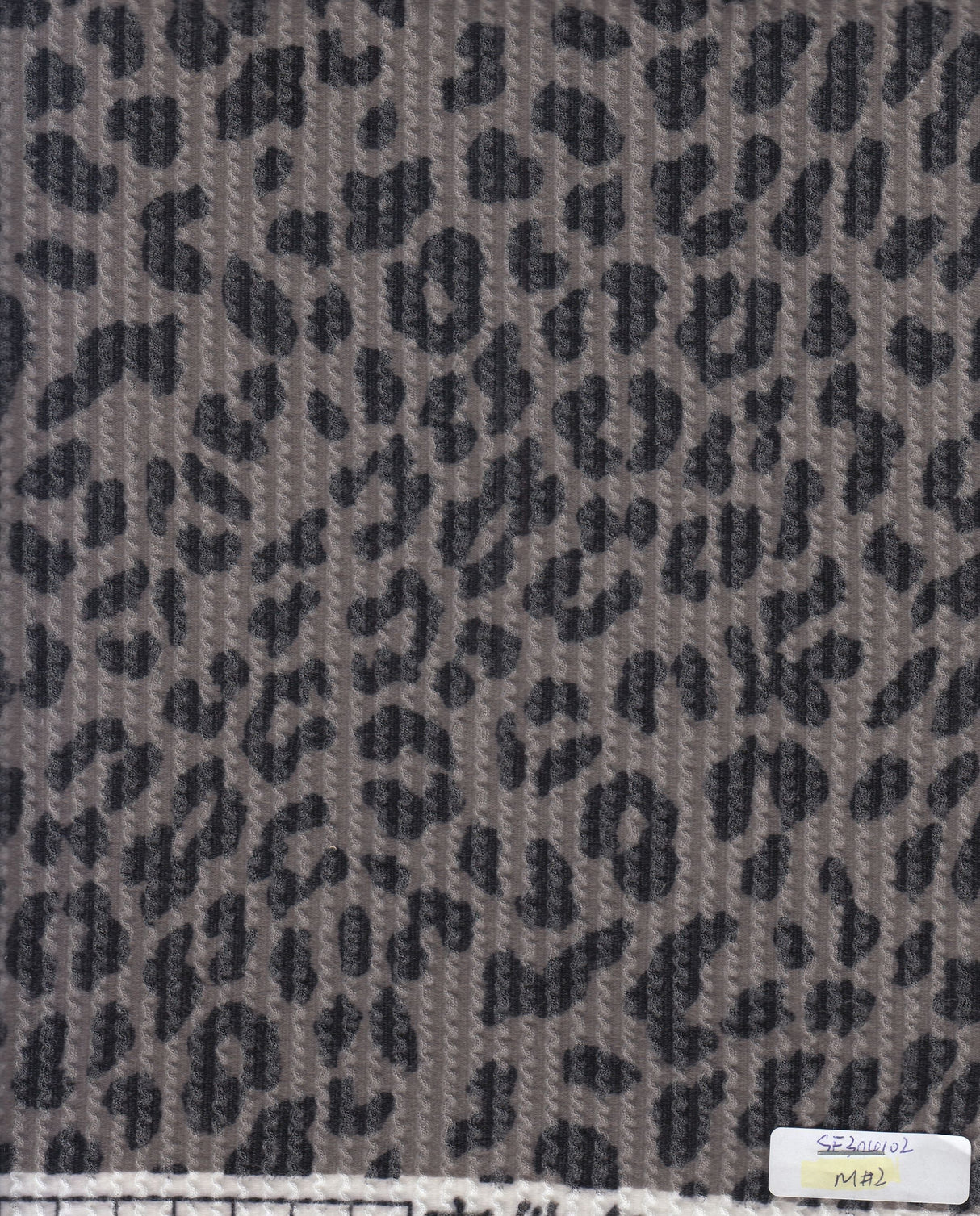 Animal Print Jacquard Double Knit Fabric
