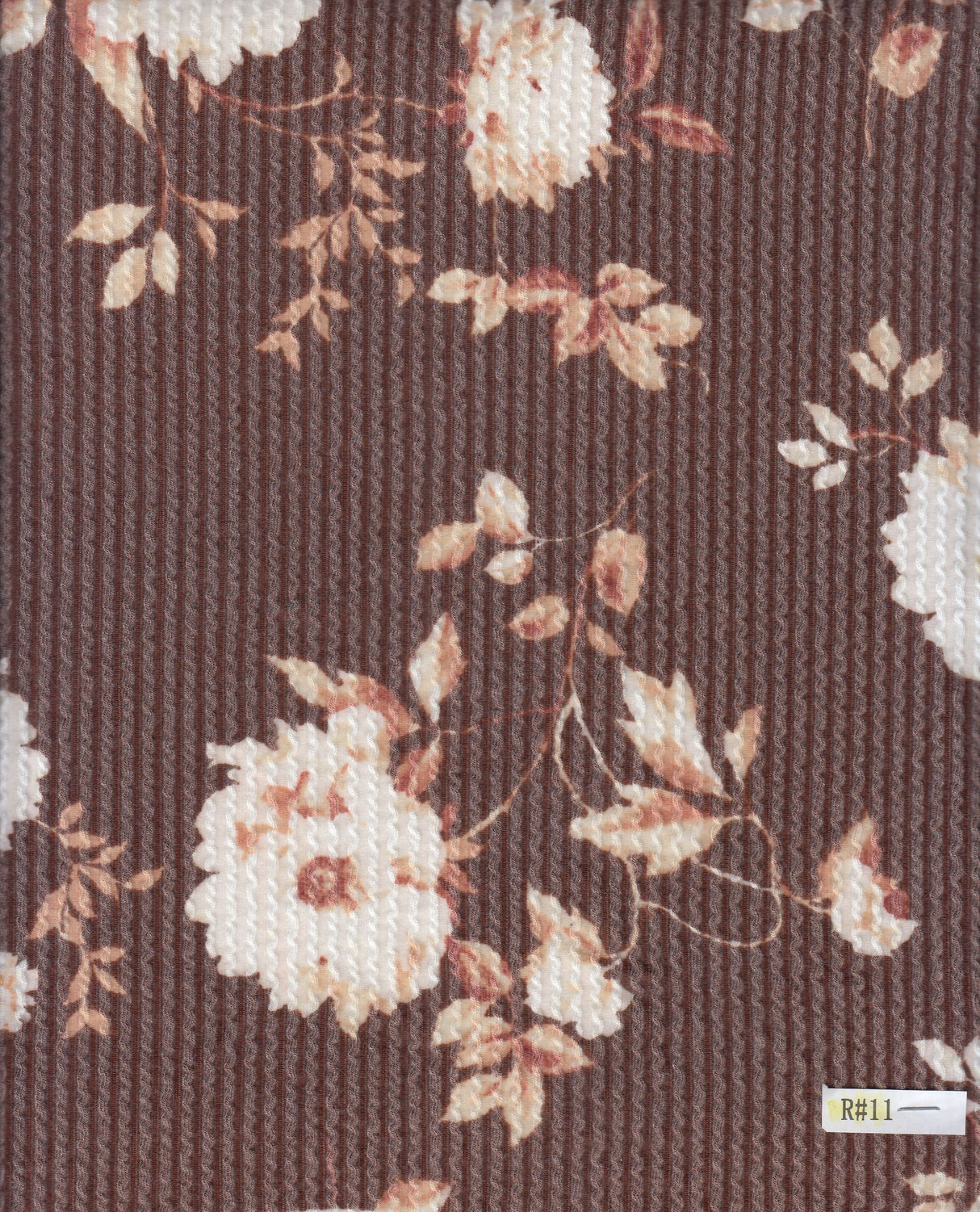 Floral Jacquard Double Knit Fabric