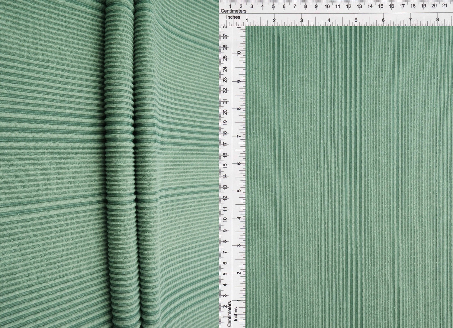 1 Yard Variegated Jacquard Rib Knit Fabric Soft Stretch Polyester Rayon Blend 52/54 Inches Wide