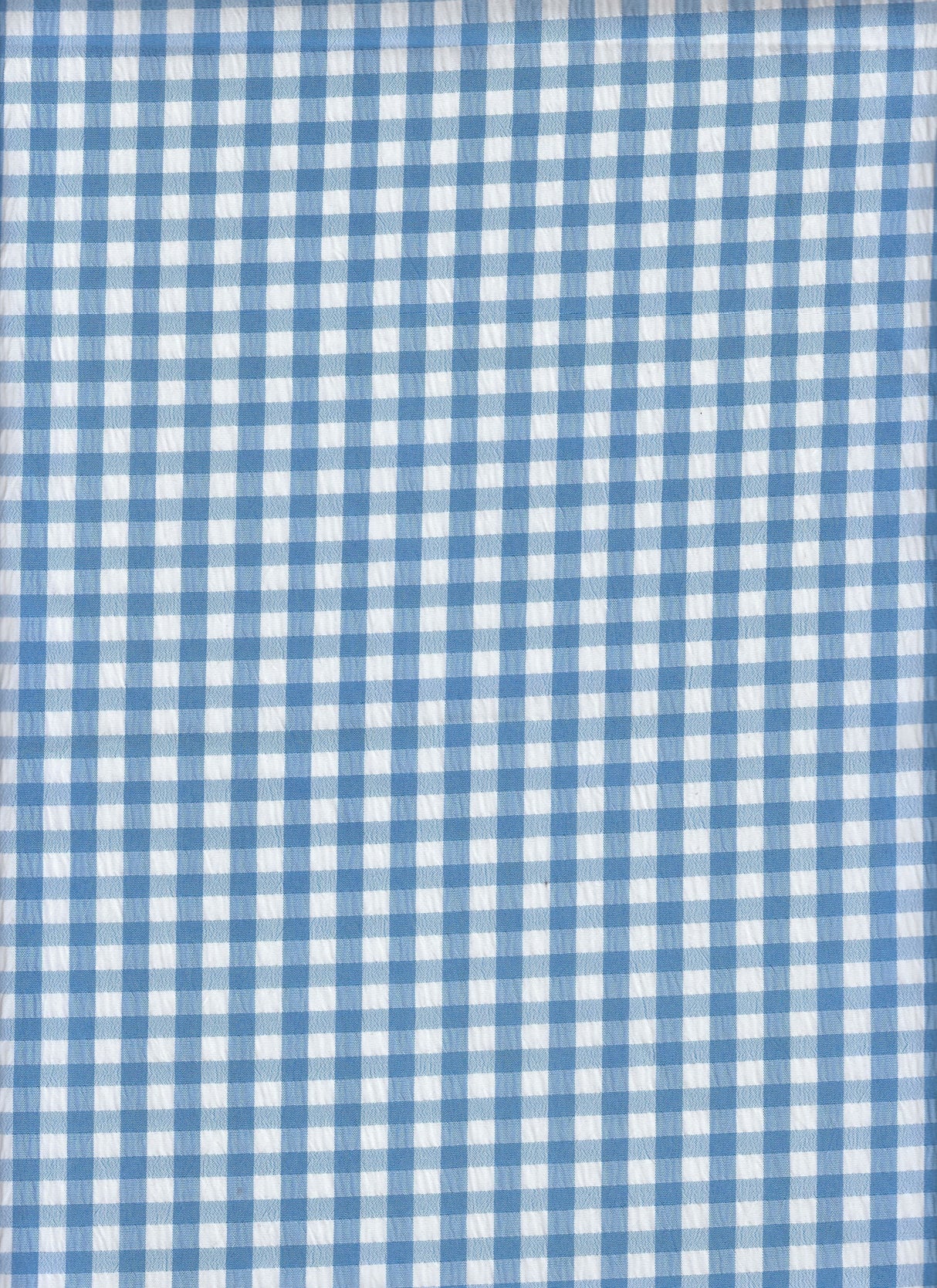 Gingham Plaid Stretch Woven Fabric