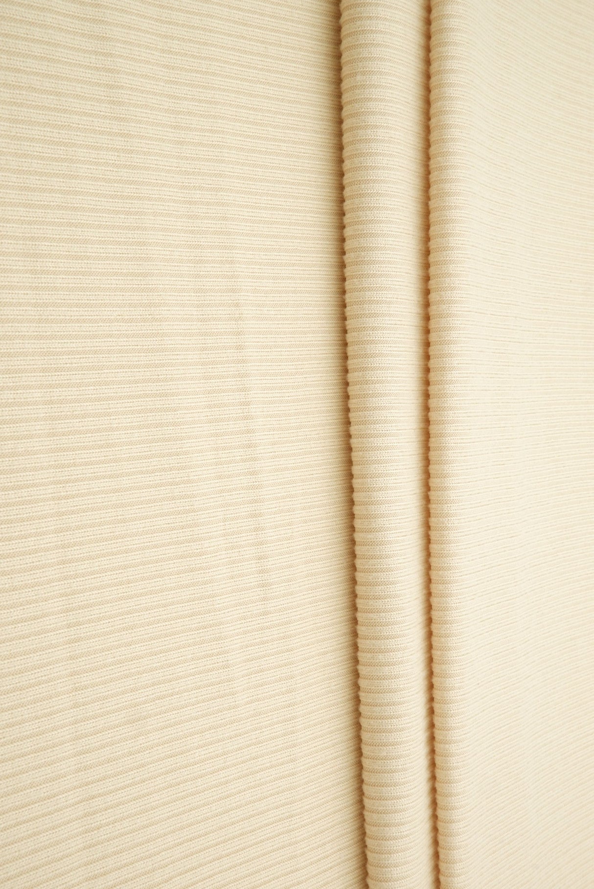 Rib Solid Stretch Knit Fabric