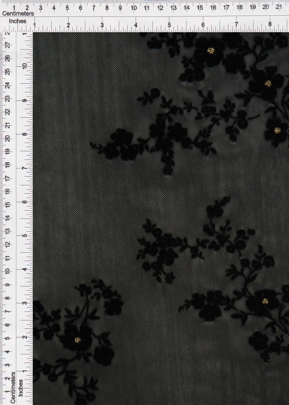 1 Yard Ditsy Flocking Glitter Fabric, 56/57? Wide Polyester Spandex Blend