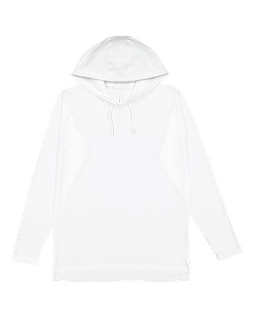 LAT Men's Fine Jersey Hooded Long Sleeve Raglan T-Shirt