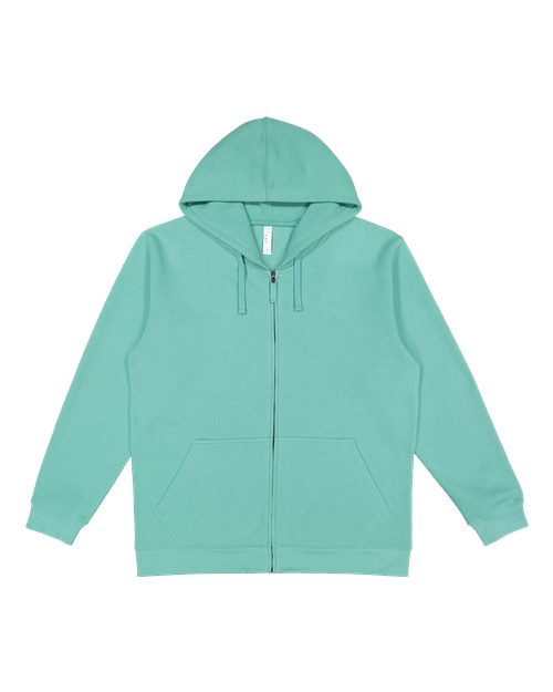 LAT Unisex Full-Zip Fleece Hoodie Sweatshirt
