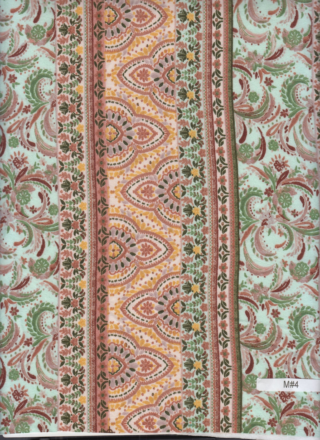 Printed DTY Knit Boho Fabric