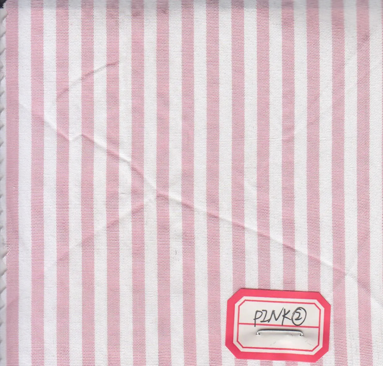 Striped Poplin Woven Fabric Lightweight Poly Cotton, 1/4" Stripe & 57/58" Wide