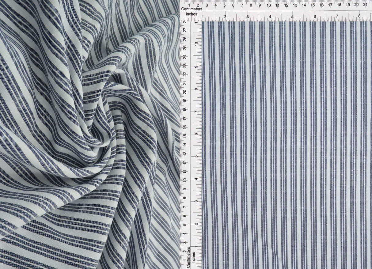 Poplin Triple Stripe Woven