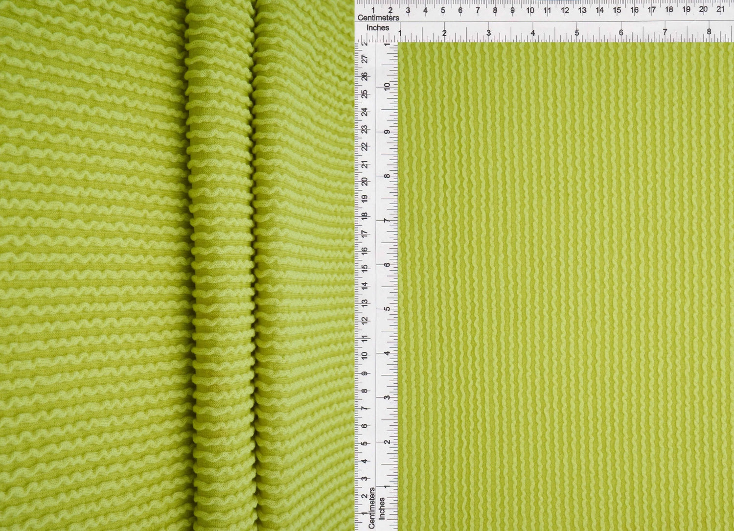 Knit Jacquard Rib Fabric 1 Yard Soft Stretch Textured Knit 52" Wide