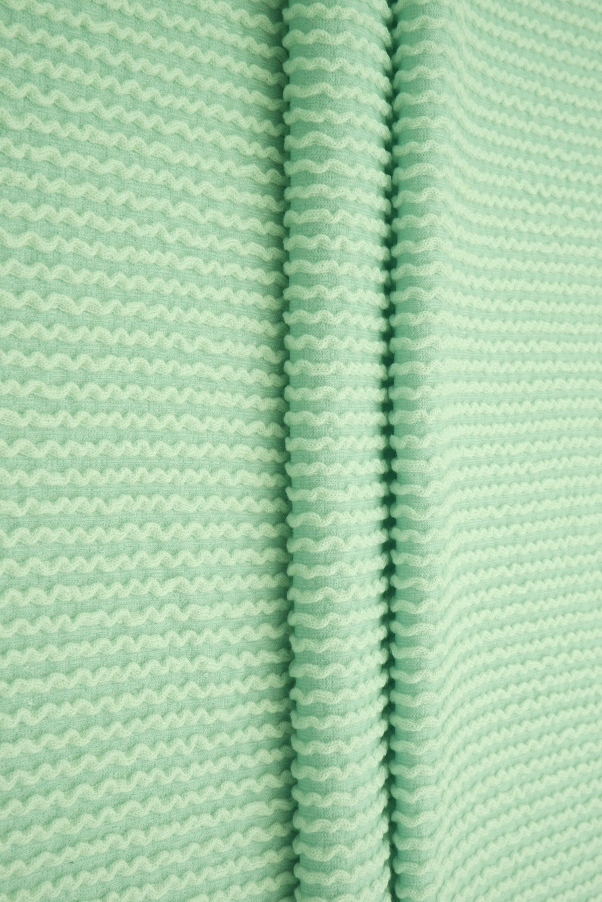 Jacquard Double Knit Rib Stretch Fabric
