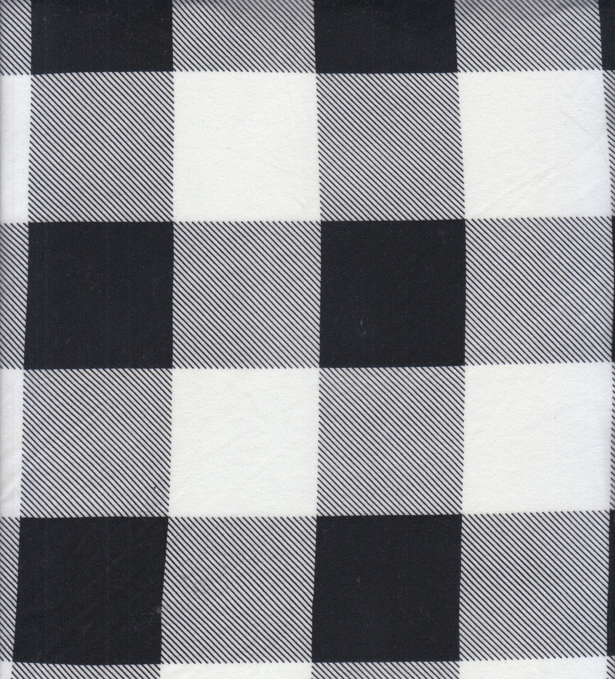 Buffalo Plaid Brushed Knit Fabric