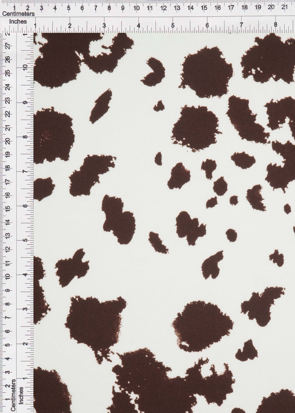 Cow Print Brushed DTY Knit Fabric