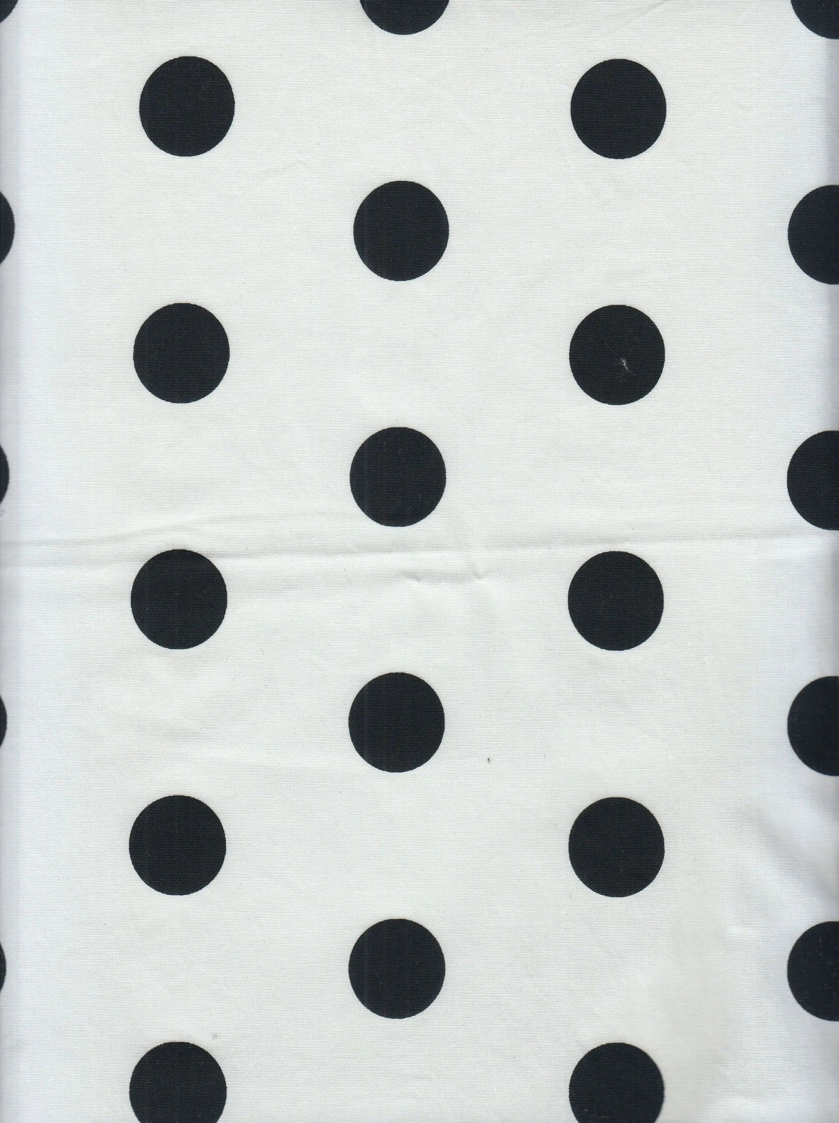 1 Yard Stretch Poplin Big Dot Print Fabric, 57/58'' Wide Cotton Spandex Blend