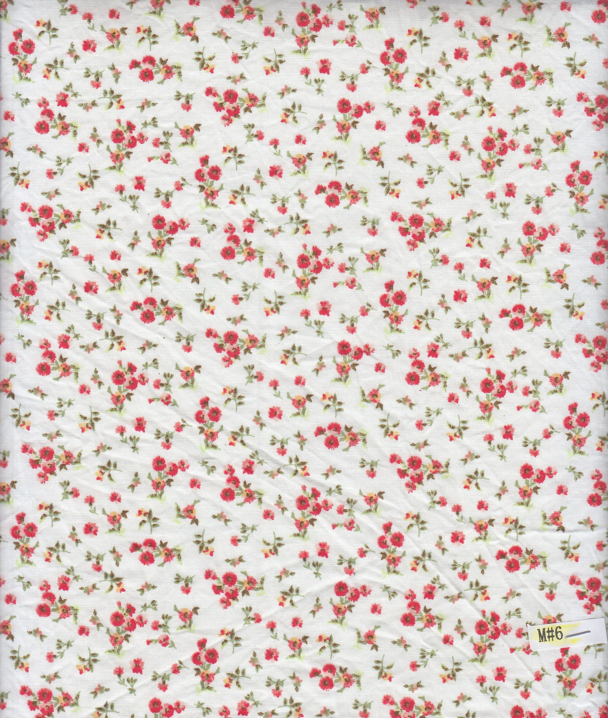 Floral Stretch Poplin Pink Hot